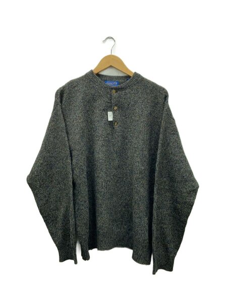 PENDLETON(ペンドルトン) / ヘンリーネックセーター/L/ウール/GRY 