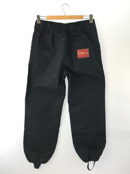 GUCCI(グッチ) / 20SS/LOGO PATCH LOOSE PANT/46/コットン/NVY/616323 