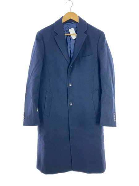 定価31900円　新品未使用　スーツセレクト　ウールブレンドチェスターコート SUIT SELECT(スーツセレクト) / チェスターコート/1/ウール/BLU/無地