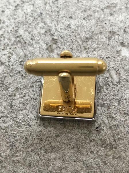 【極美品】フェンディFF カフリンクス FENDI(フェンディ) / カフスボタン/FFモチーフ/アクセサリー/GLD
