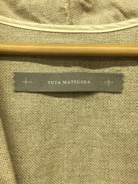 yuta matsuoka/エスニックコート/3/リネン/BEG/ストライプ yuta matsuoka⁄エスニックコート⁄3⁄リネン⁄BEG⁄ストライプ