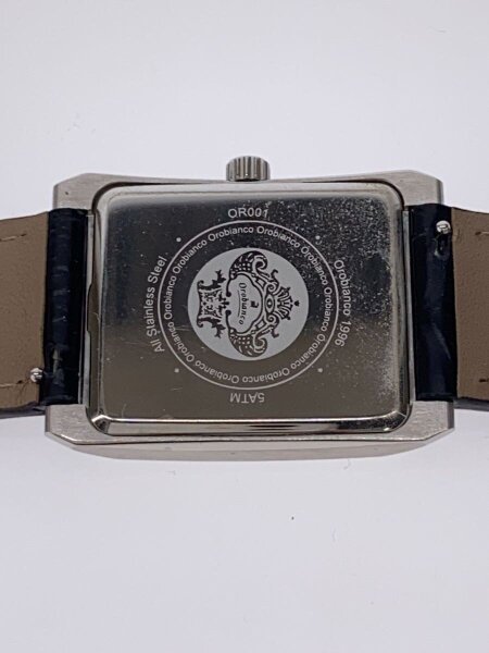 Orobianco(オロビアンコ) / 腕時計/アナログ/レザー/SLV/BLK/OR001