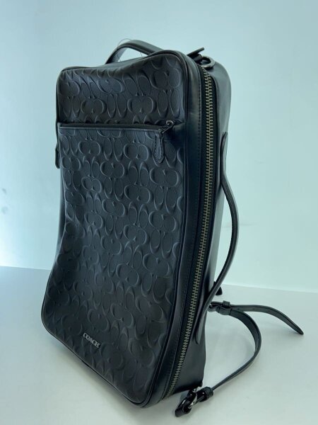 COACH(コーチ) / グラハム/シグネチャー/リュック/3WAY/レザー/BLK/総 