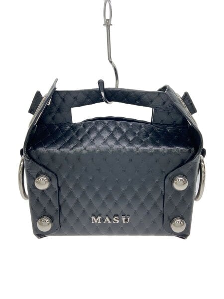 MASU(エムエーエスユー) / 25SS/LEATHER CAKE MINI BAG/BLK/M25F9OJ008 