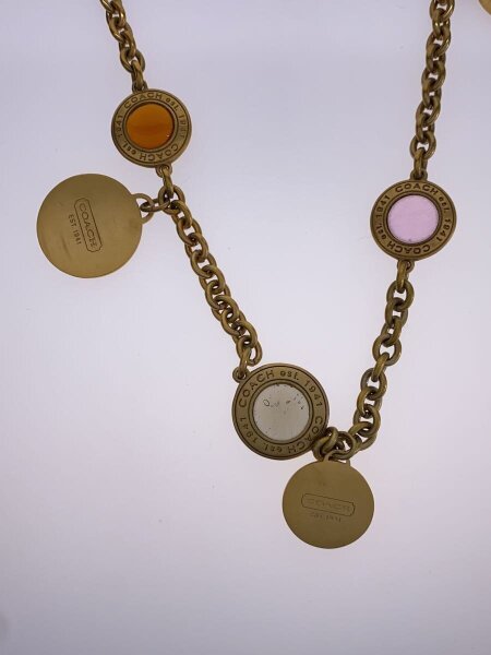 COACH(コーチ) / ネックレス/カラーストーン/GLD/レディース/9連 