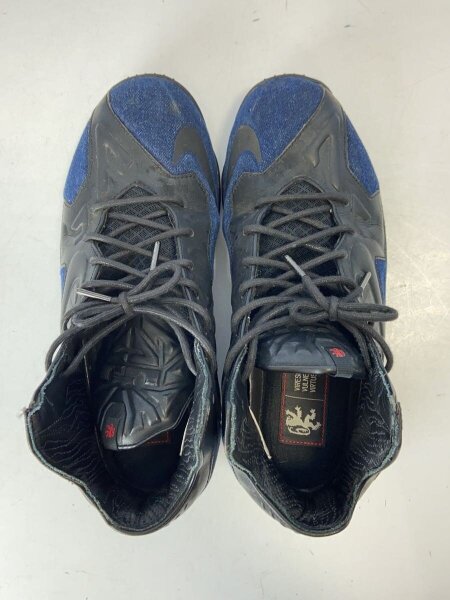 NIKE(ナイキ) / LEBRON XI EXT DENIM QS/レブロンデニム/ブラック 