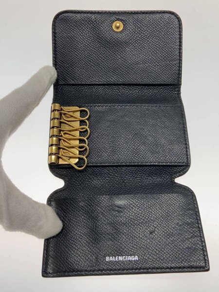 BALENCIAGA(バレンシアガ) / キーケース/レザー/BLK/6連キーケース