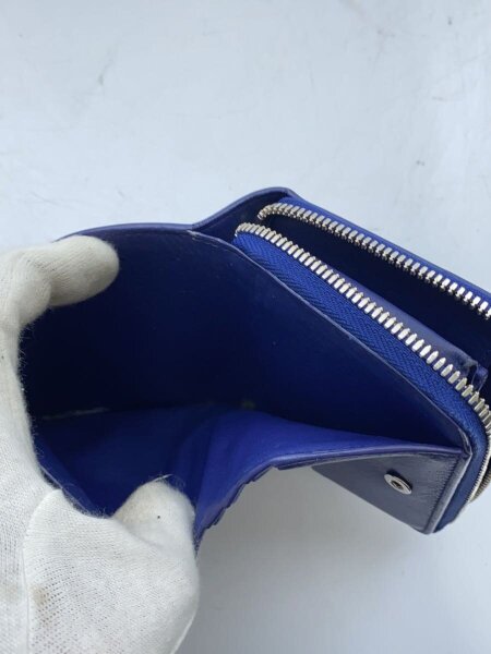 BALENCIAGA(バレンシアガ) / 2つ折り財布/レザー/BLU/無地/メンズ