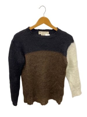 MARNI◇ニット・セーター(厚手)/48/ウール/GRY/M05GP0026 S15777 MARNI