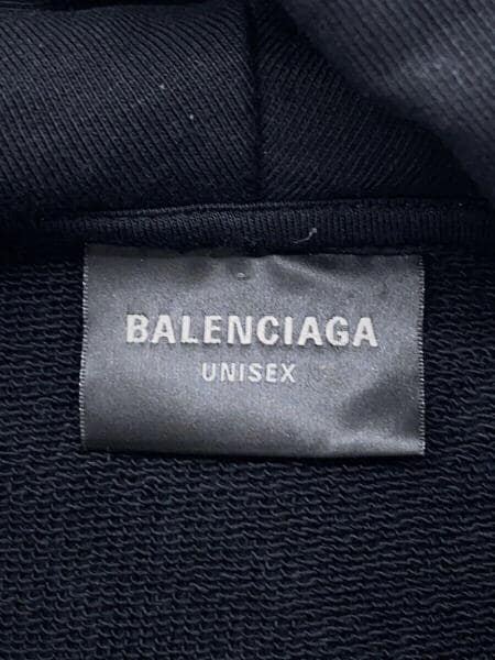 BALENCIAGA(バレンシアガ) / 22AW/GAFFER HOODIE/2/コットン/ブラック
