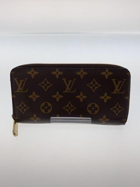 LOUIS VUITTON / 2)ジッピー・ウォレット_モノグラム・キャンバス_BRW_ローズバレリーヌ/PVC/BRW/メンズ LOUIS VUITTON(ルイヴィトン) / 2)ジッピー・ウォレット_モノグラム