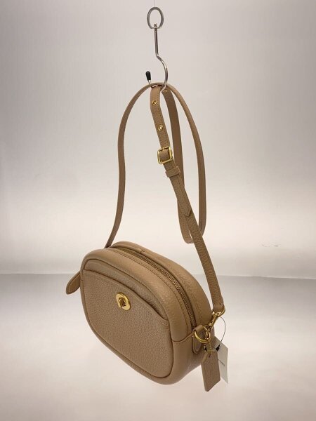 COACH(コーチ) / ショルダーバッグ_カメラバッグ/レザー/BEG/ベージュ 