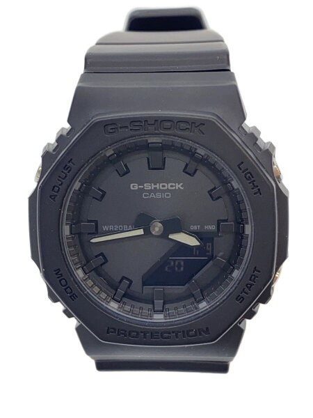 CASIO(カシオ) / クォーツ腕時計_G-SHOCK/アナログ/ラバー/BLK/BLK/SS 