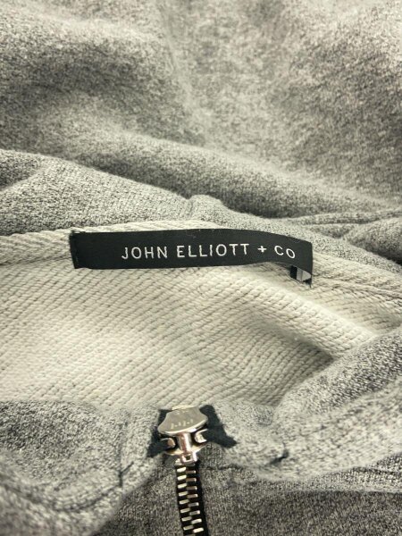 JOHN ELLIOTT(ジョンエリオット) / ジップパーカー/1/コットン/GRY 