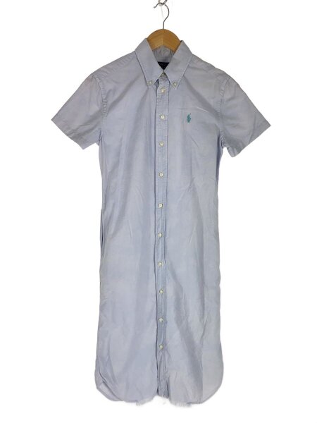 POLO RALPH LAUREN / 半袖ワンピース/XS/コットン/BLU/ストライプ POLO RALPH LAUREN(ポロラルフローレン) / 半袖ワンピース/XS/コットン