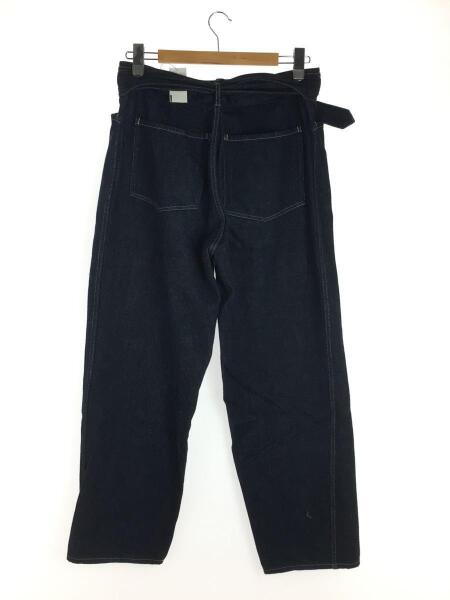 COMOLI(コモリ) / 22AW/デニムベルテッドパンツ/2/無地/W03-03001 