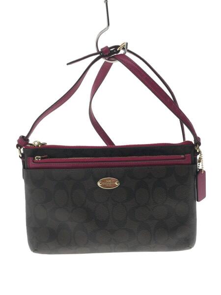 COACH(コーチ) / ショルダーバッグ/レザー/BRW/総柄/F52657 | 中古品の