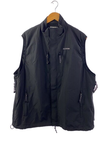 ALOUND(アラウンド) / 24AW/VENTILATION NYLON VEST/L/ナイロン/BLK 