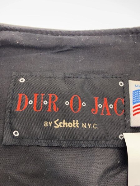 Schott(ショット) / DUROJAC/レザーベスト/M/レザー/BLK | 古着の販売