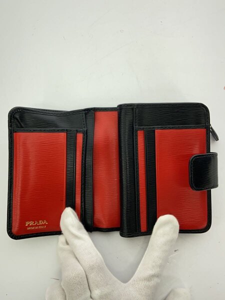 PRADA(プラダ) / 2つ折り財布/--/BLK/無地/レディース | 中古品の販売