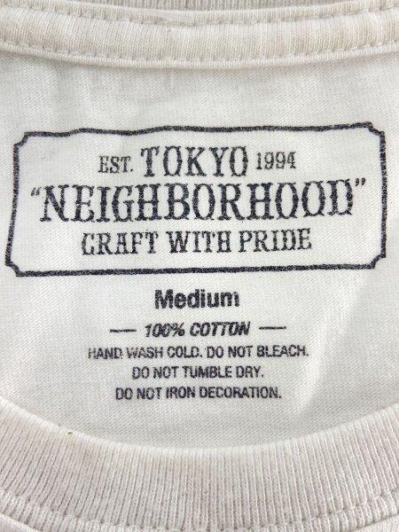 NEIGHBORHOOD(ネイバーフッド) / 長袖Tシャツ/M/コットン/WHT | 古着の