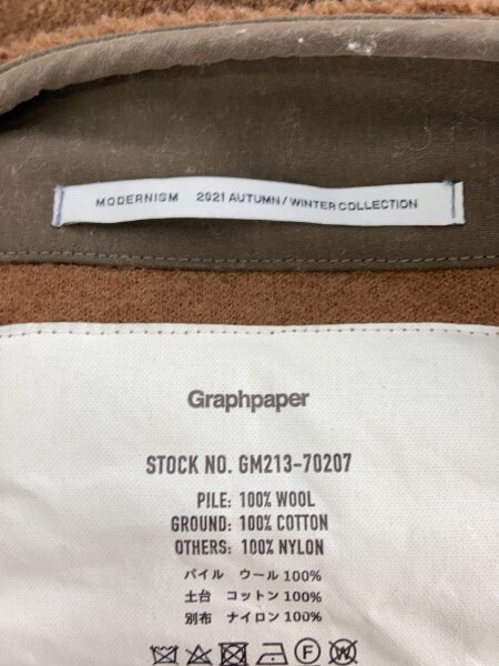 Graphpaper(グラフペーパー) / フリースジャケット/L/ウール/BRW/GM213