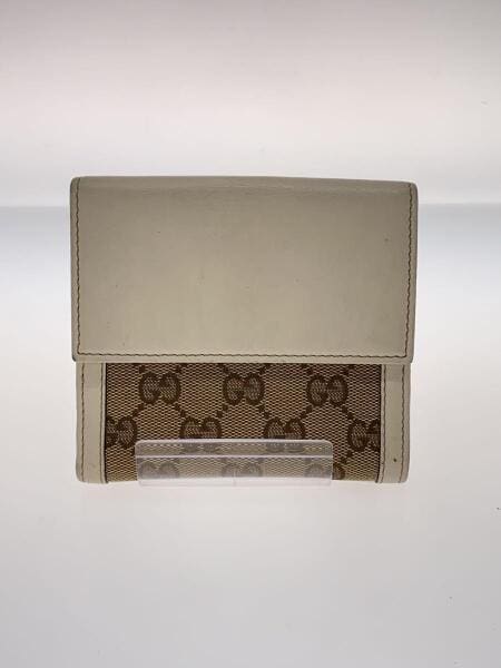 GUCCI / 2つ折り財布/キャンバス/BEG/総柄/レディース GUCCI(グッチ) / 2つ折り財布/キャンバス/BEG/総柄/レディース | 中古