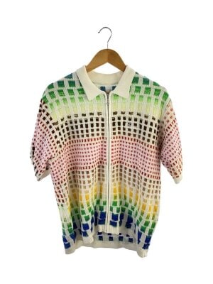Supreme(シュプリーム) / 23SS/Gradient Grid Zip Up Polo/S/コットン 