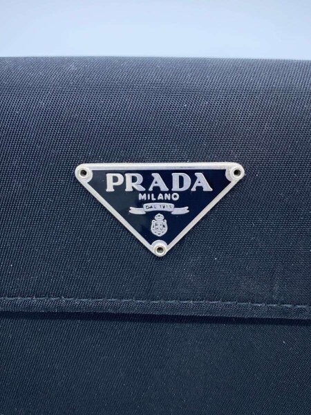 PRADA(プラダ) / 3つ折り財布/ナイロン/BLK/無地/レディース/M510