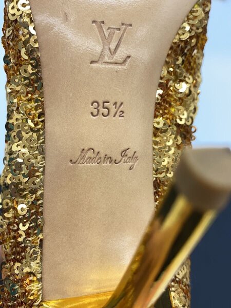 LOUIS VUITTON(ルイヴィトン) / パンプス/35.5/GLD/スパンコール