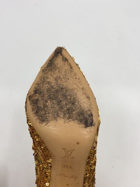 LOUIS VUITTON(ルイヴィトン) / パンプス/35.5/GLD/スパンコール