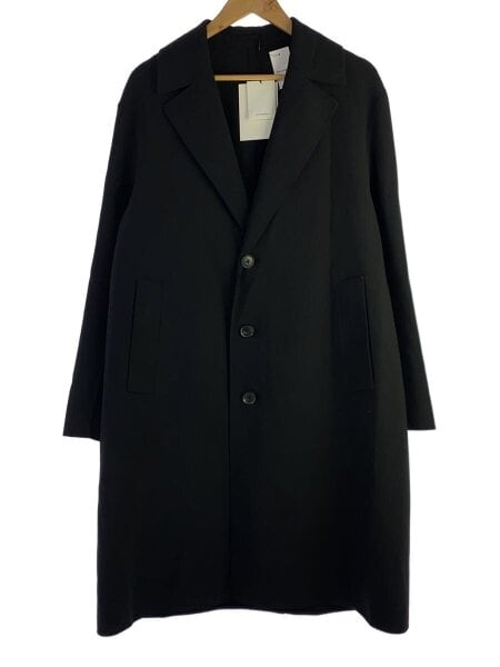 DESIGNWORKS デザインワークス　ウールロングコート　48 ブラック　黒 DESIGNWORKS(デザインワークス) / コート/48/ポリエステル/BLK/無地