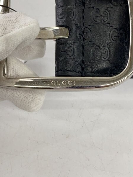GUCCI(グッチ) / ベルト/レザー/BLK/総柄/メンズ/449716 BMJ0N | 中古