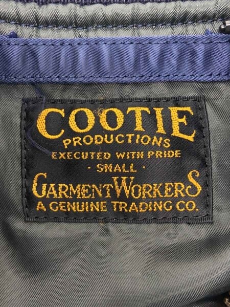 COOTIE(クーティー) / フライトジャケット/S/ナイロン/NVY/無地/CTE 