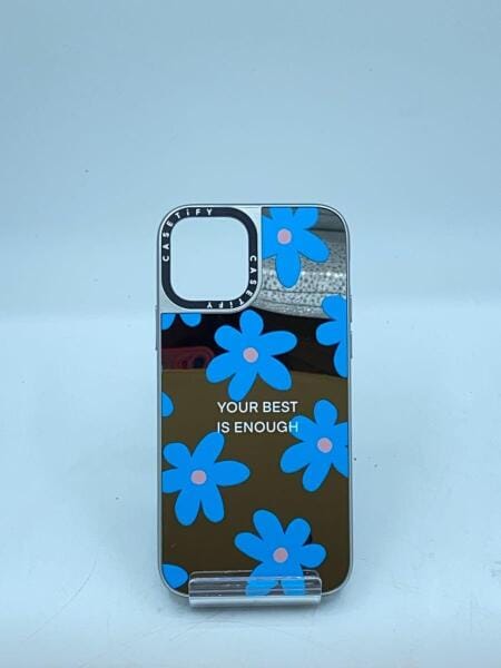CASETiFY ブルー花柄 iPhone用ソフトケース その他ブランド(ソノタブランド) / CASETiFY/iPhoneケース/--/BLU/花柄