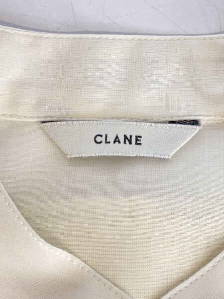 CLANE(クラネ) / CHINA BUTTON SHIRT/1/ウール/WHT/16122-4302 | 古着