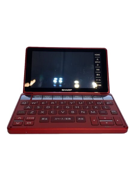 SHARP◇電子辞書 Brain PW-SB1-R [レッド系]/タッチパネル 電子辞書 