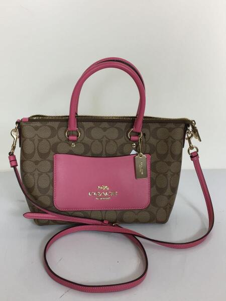 COACH(コーチ) / ハンドバッグ/PVC/PNK/総柄/F38089 | 中古品の販売 