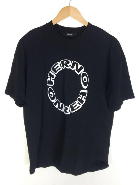 HERNO(ヘルノ) / Tシャツ/50/コットン/BLK/JG000177U-52000-9300 