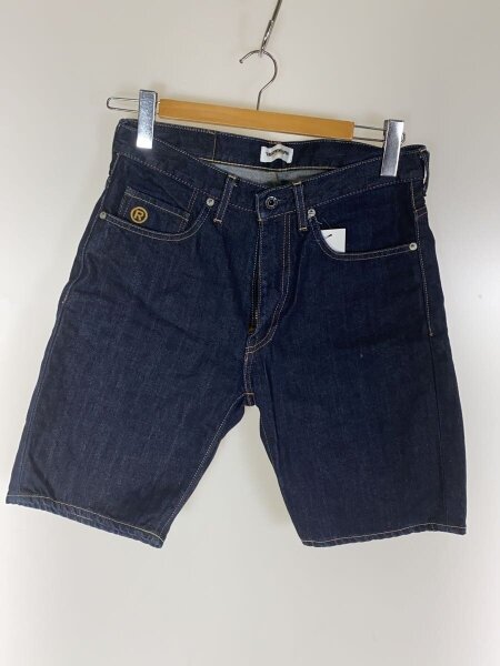 A BATHING APE / ショートパンツ/S/コットン/IDG/ファイヤーバックプリント/ロゴ/デニム A BATHING APE(アベイシングエイプ) / ショートパンツ/S/コットン/IDG