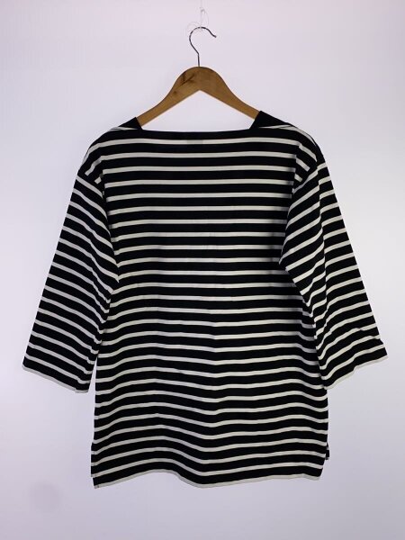 A VONTADE(アボンタージ) / 7分袖カットソー/M/コットン/BLK/ボーダー 