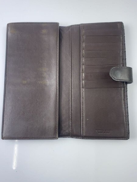 BOTTEGA VENETA / 長財布/レザー/BRW/無地/メンズ/134075 V0013 2040 BOTTEGA VENETA(ボッテガヴェネタ) / 長財布/レザー/BRW/無地/メンズ