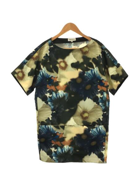 ENFOLD(エンフォルド) / 花柄プリントコクーンワンピース/半袖  