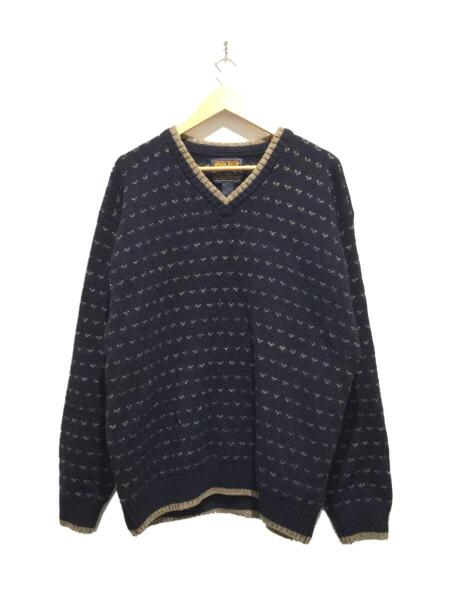 Woolrich(ウールリッチ) / バーズアイ Vネック ニット セーター/XL 