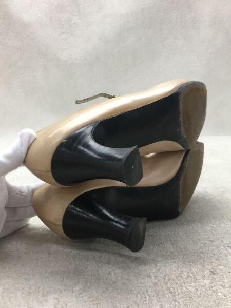 CHANEL(シャネル) / バイカラーヒールパンプス UK6.5/BEG/ストラップ 