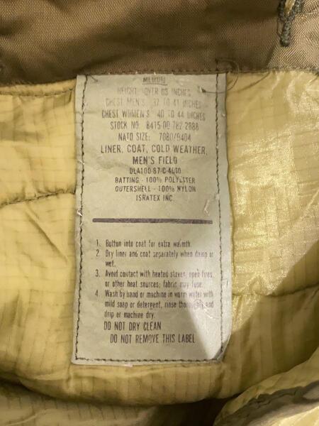 MILITARY(ミリタリー) / 80s M-65 キルトライナー キルティング