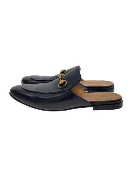 GUCCI(グッチ) / ホースビットレザースリッパ ミュール/UK7/BLK/426219 
