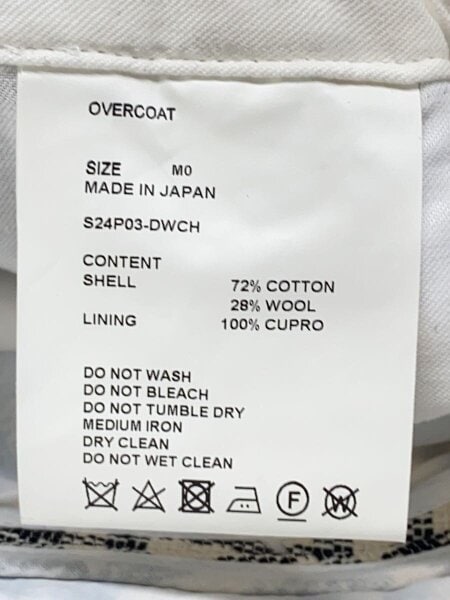 その他ブランド(ソノタブランド) / 24SS OVERCOAT オーバーコート 