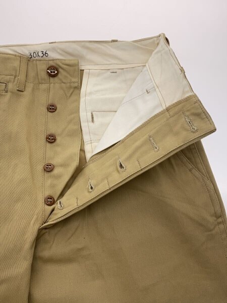 US.ARMY(ユーエスアーミー) / 50s USARMY CHINO TROUSERS 45カーキ