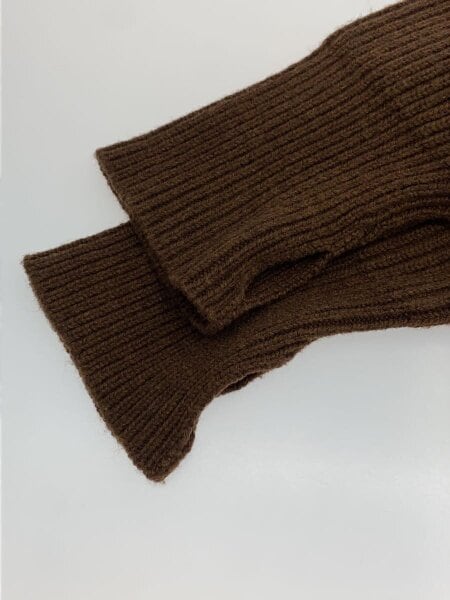 JieDa / 2WAY ZIP UP KNIT//ニット/1/ウール/ブラウン/jie-23w-k04 JieDa(ジエダ) / 2WAY ZIP UP KNIT//ニット/1/ウール/ブラウン/jie-23w